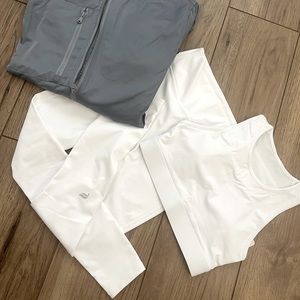 Fabletics white set!!!! NWT